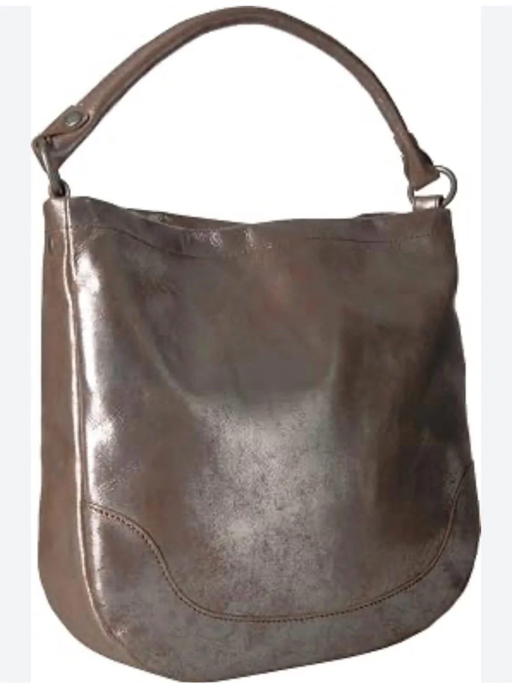 Frye Melissa metallic hobo NWT